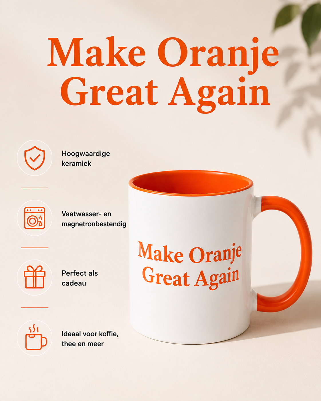 Make Oranje Great Again Mok