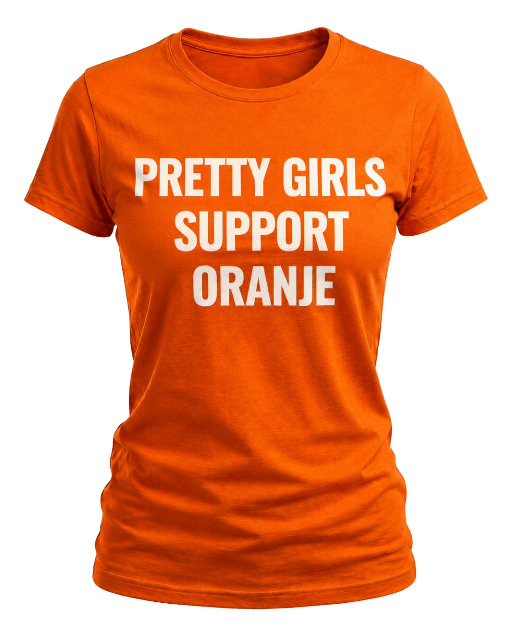 Pretty Girls Support Oranje T-shirt